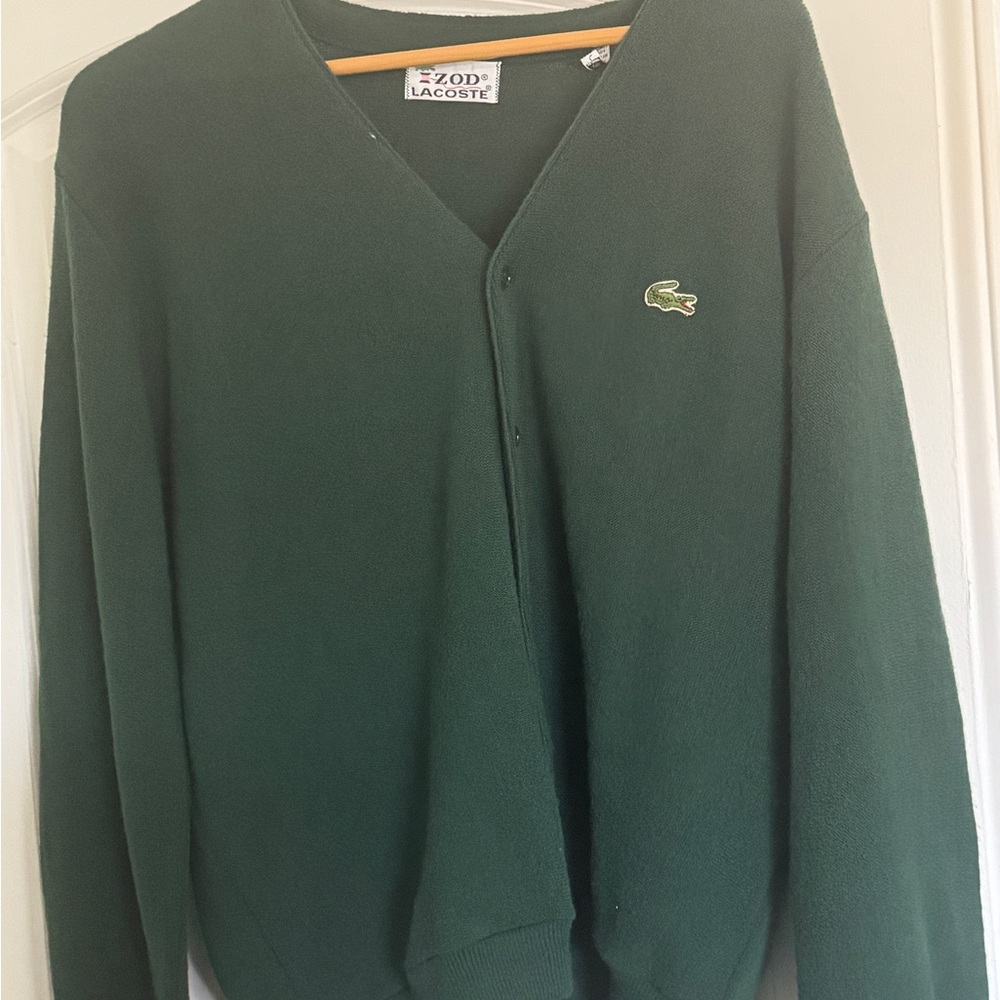 Lacoste Men's Deep Green Cardigan